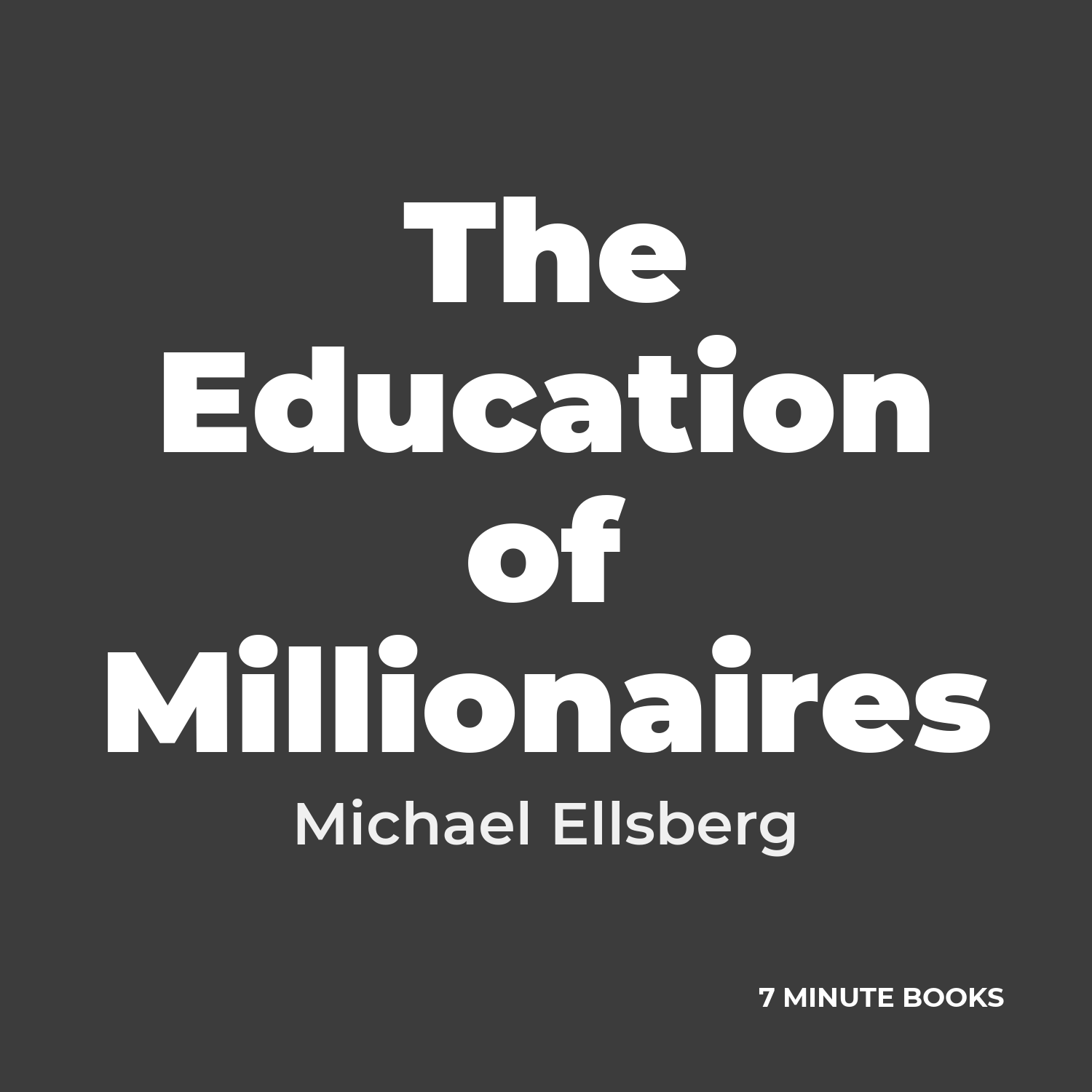 The Education of Millionaires cover