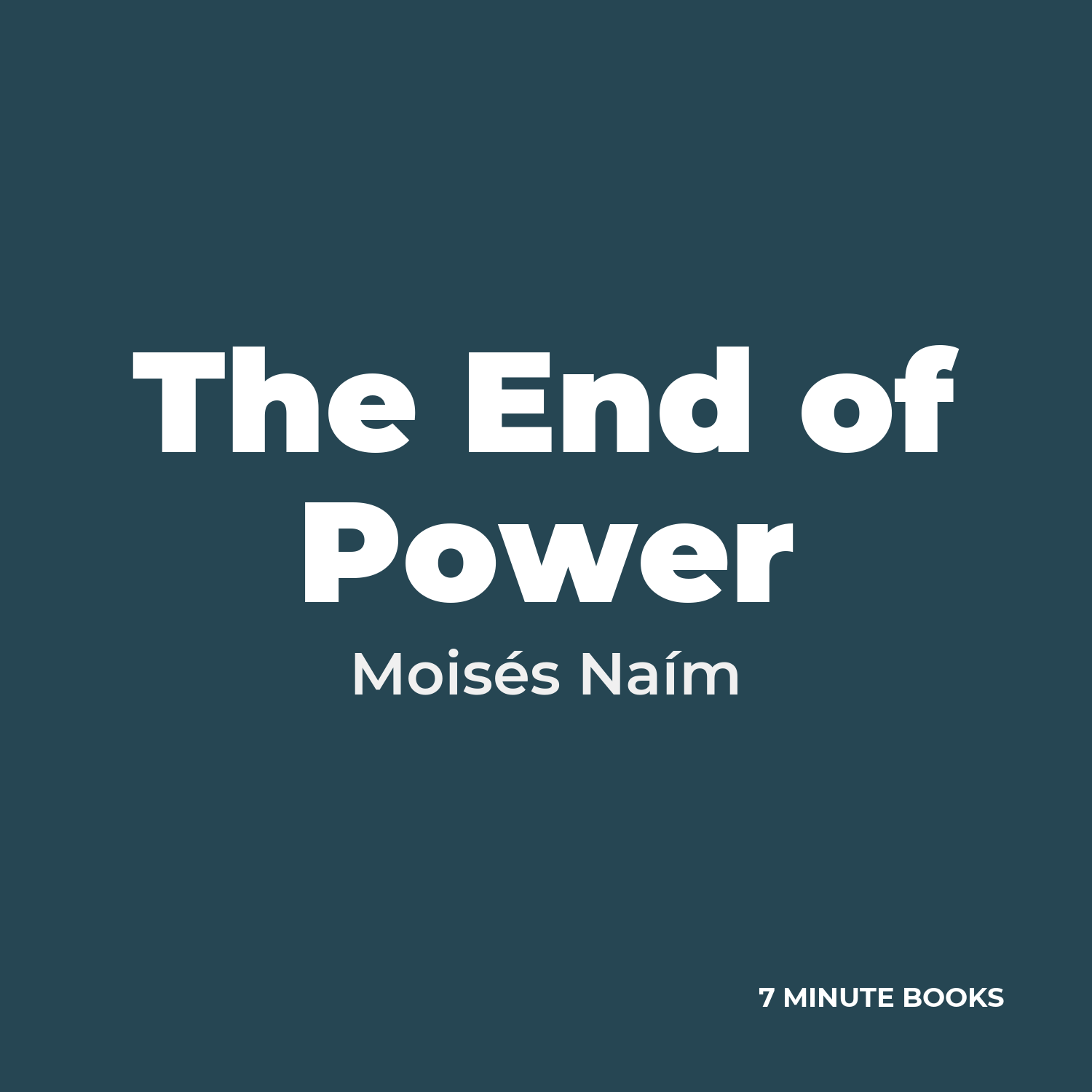 The End of Power cover