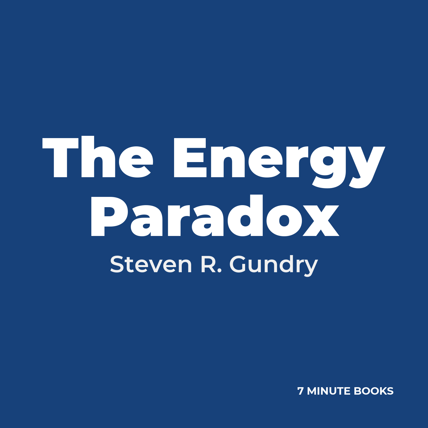 The Energy Paradox cover