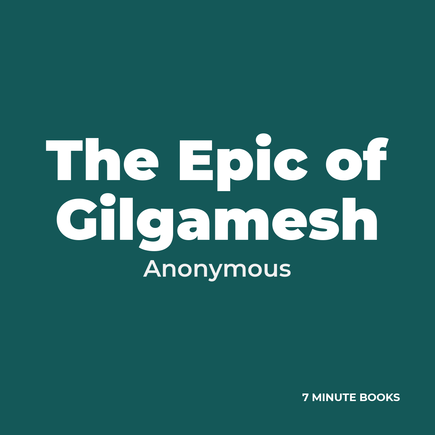 The Epic of Gilgamesh cover