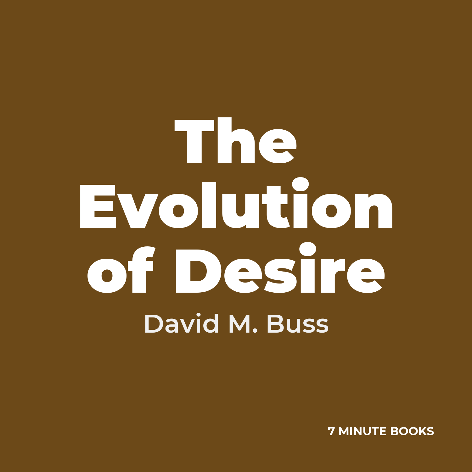 The Evolution of Desire cover