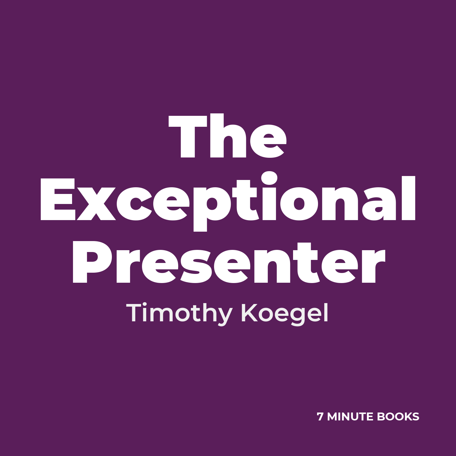 The Exceptional Presenter cover