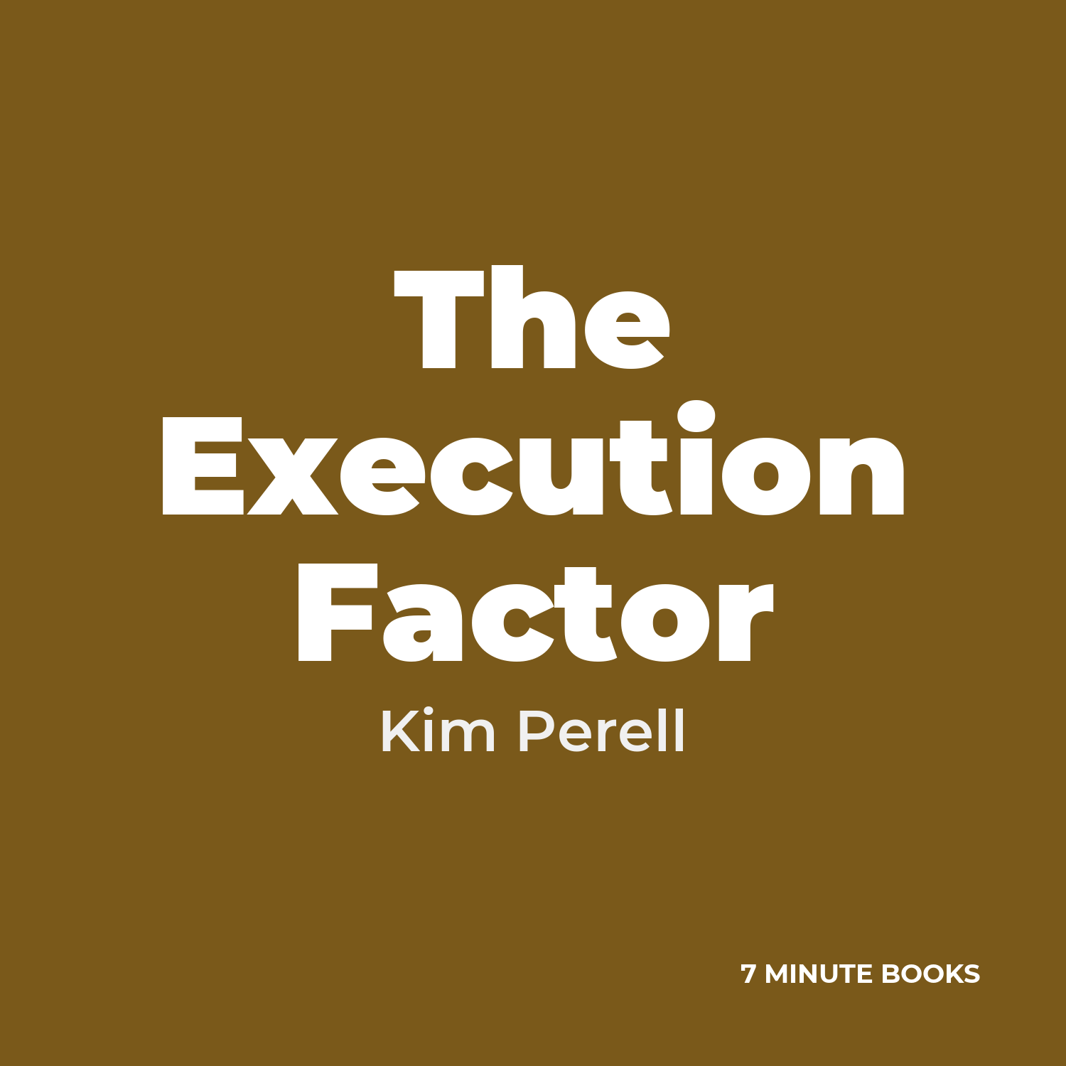 The Execution Factor cover