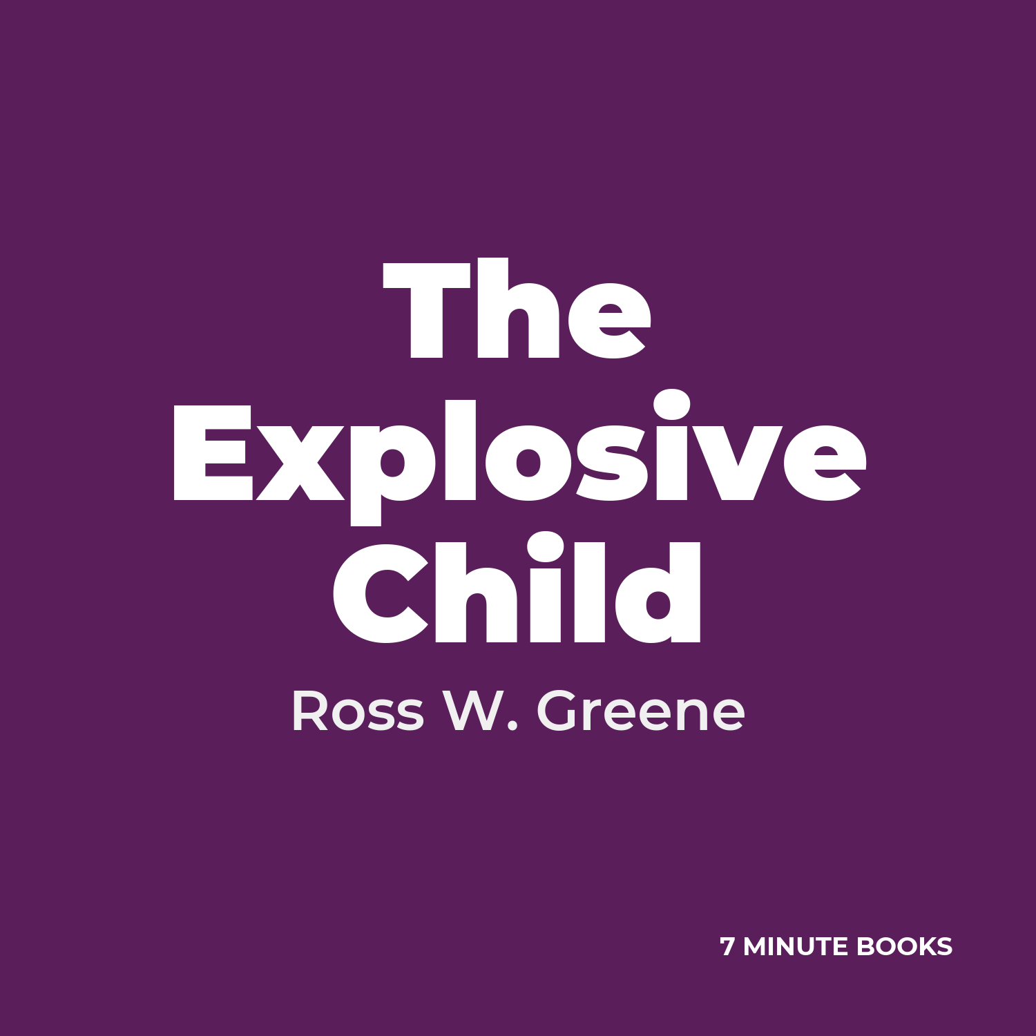 The Explosive Child cover
