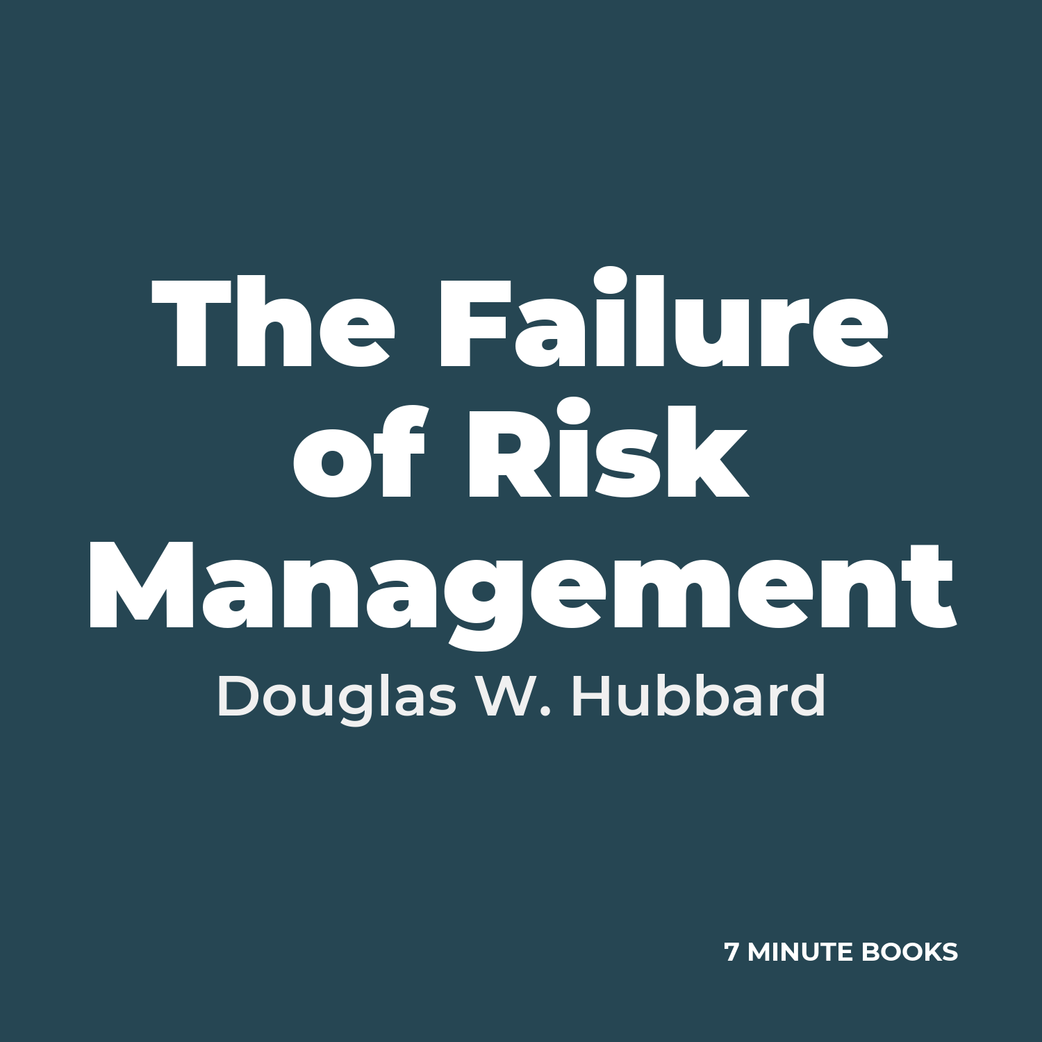 The Failure of Risk Management cover