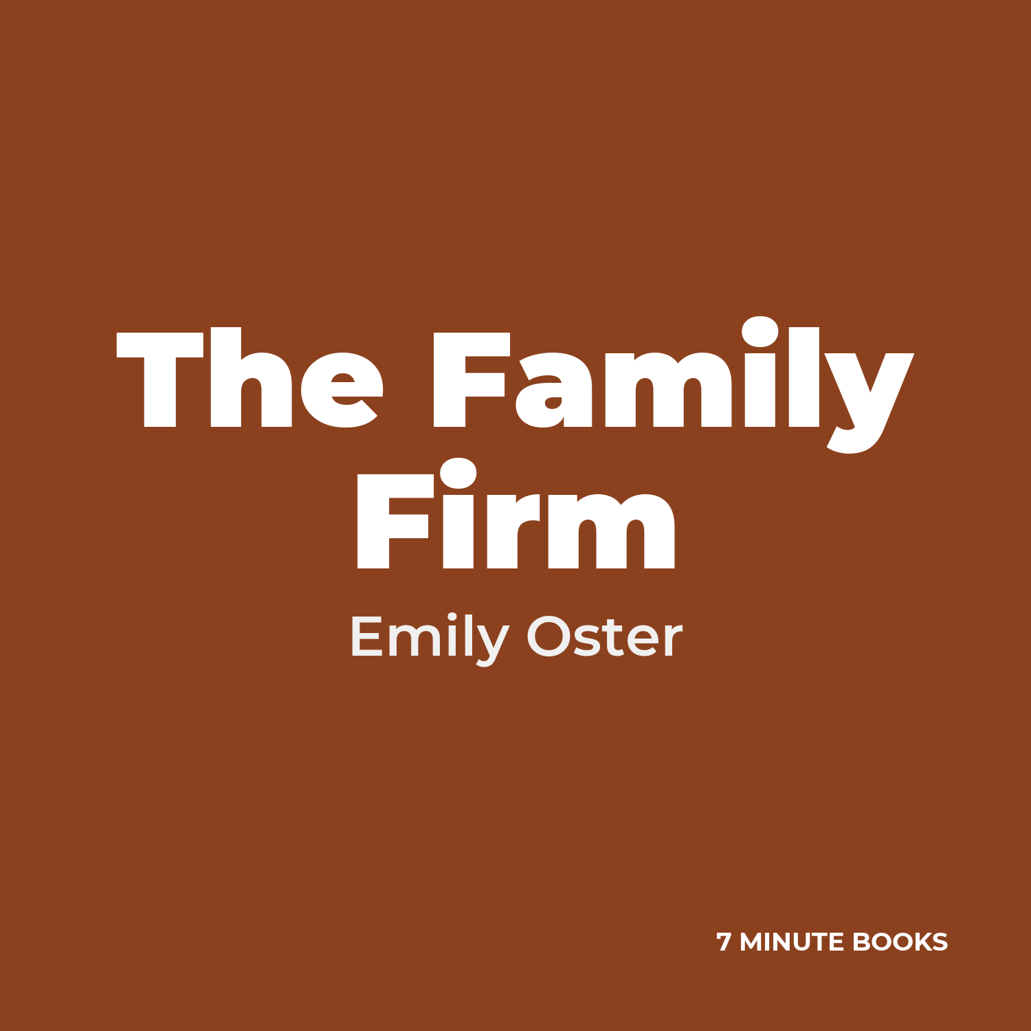 The Family Firm cover