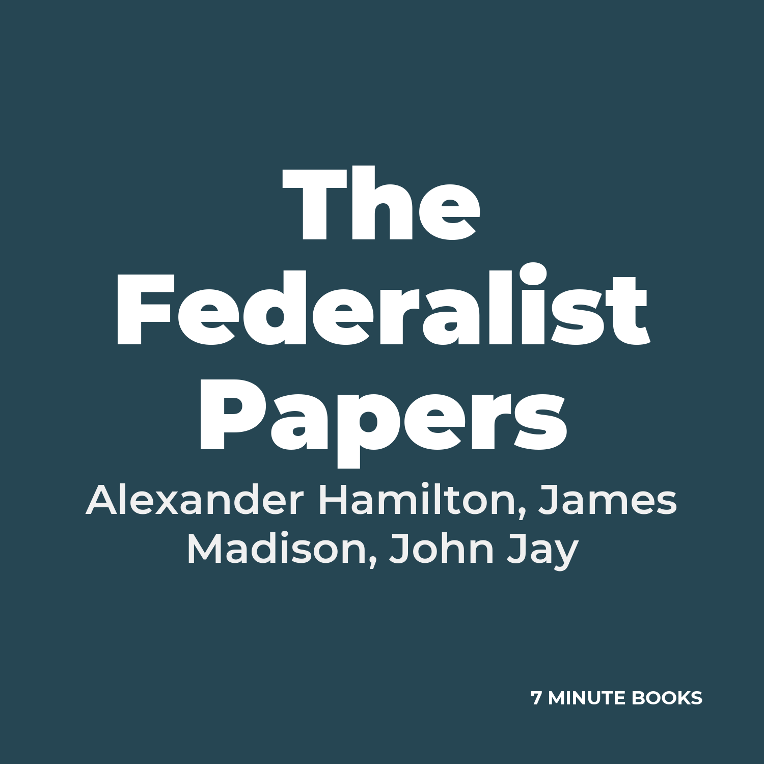 The Federalist Papers cover