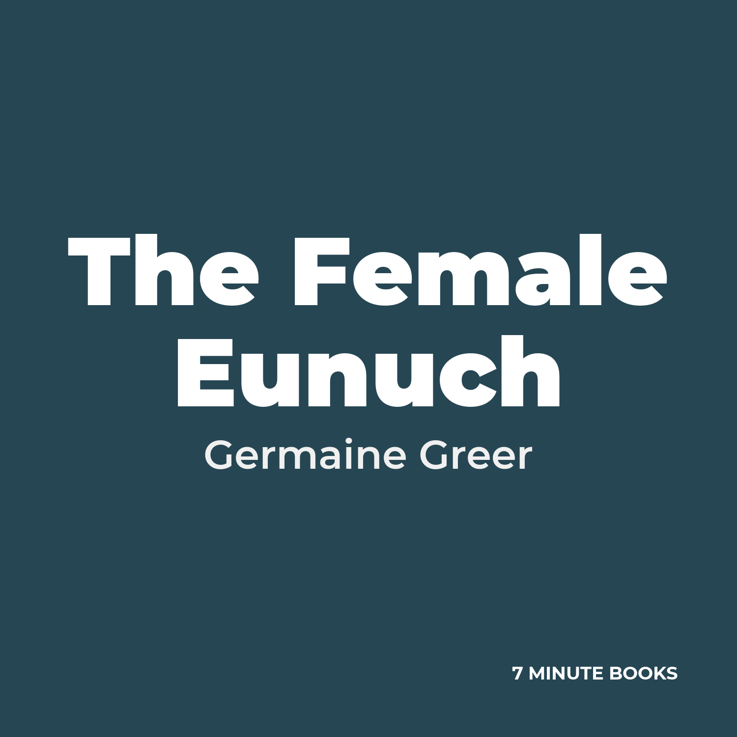 The Female Eunuch cover