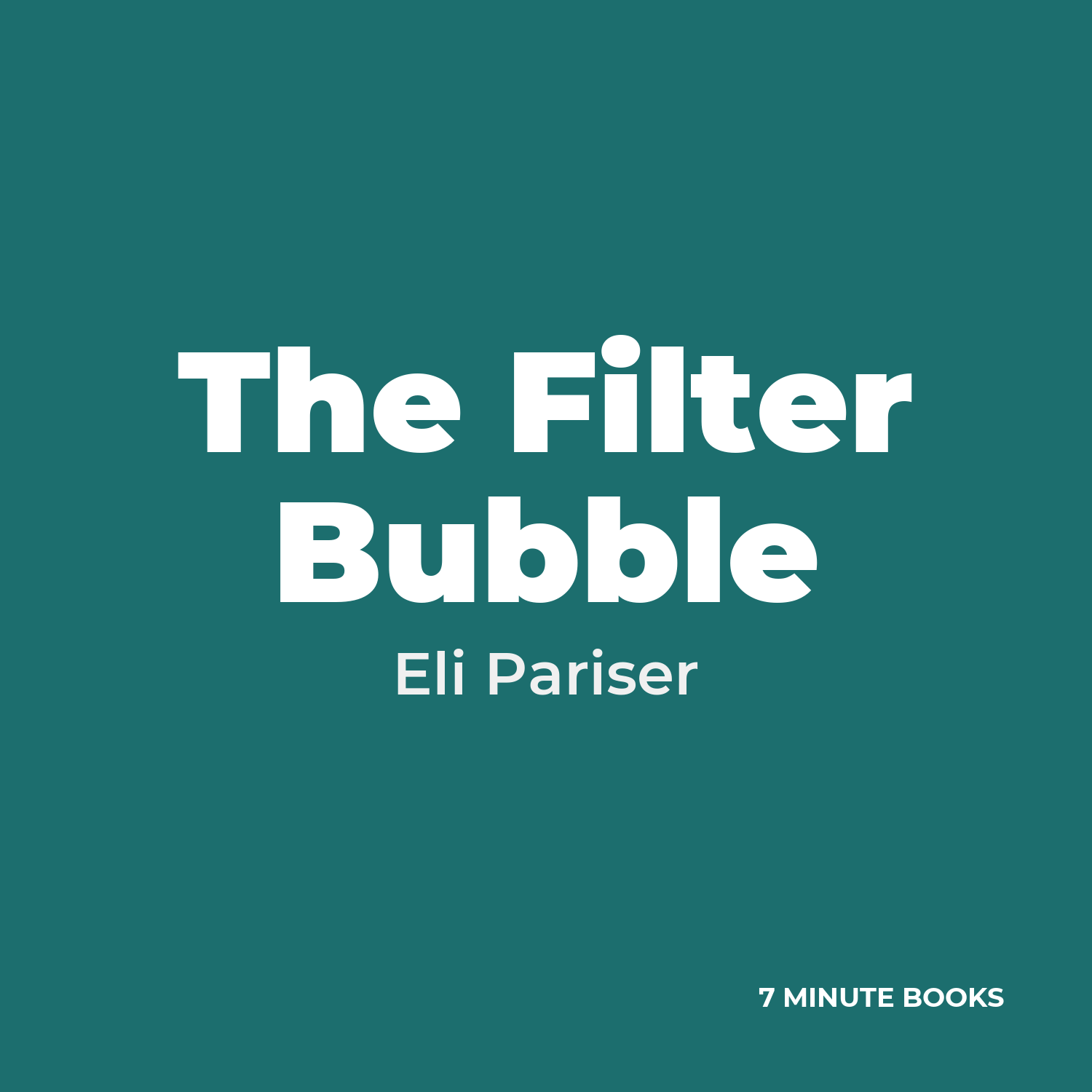 The Filter Bubble cover