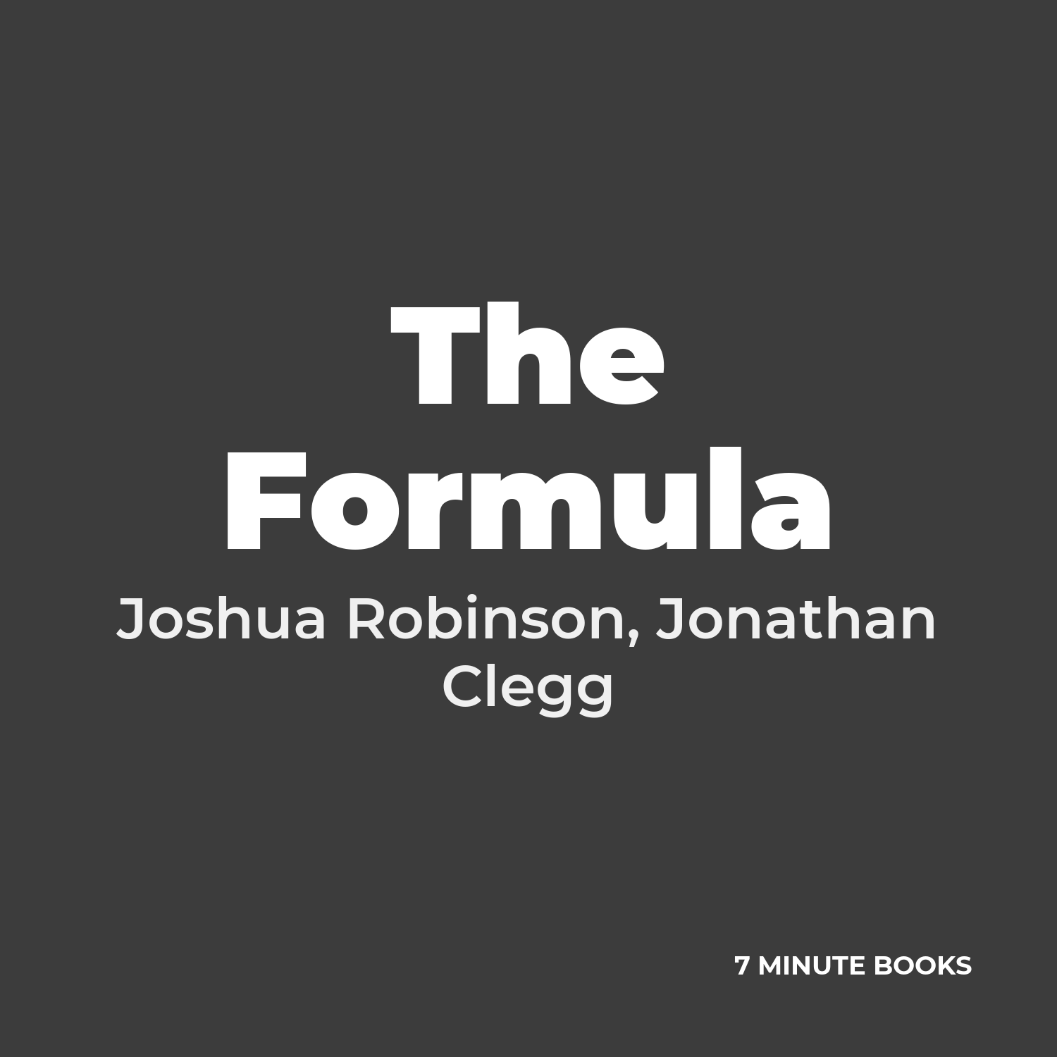 The Formula cover