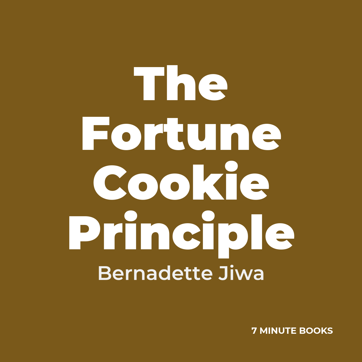 The Fortune Cookie Principle cover