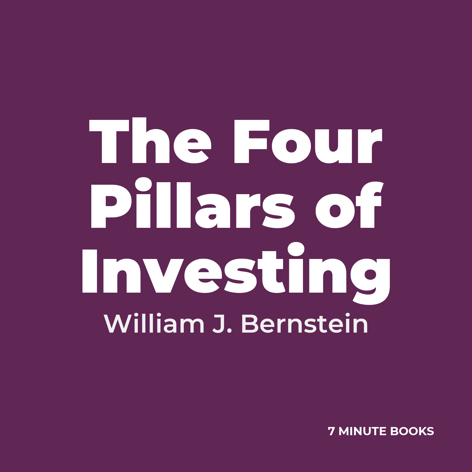 The Four Pillars of Investing cover