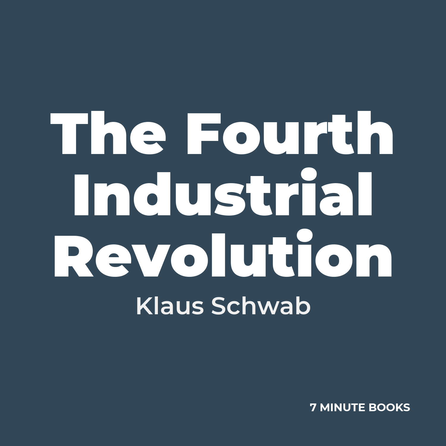 The Fourth Industrial Revolution cover