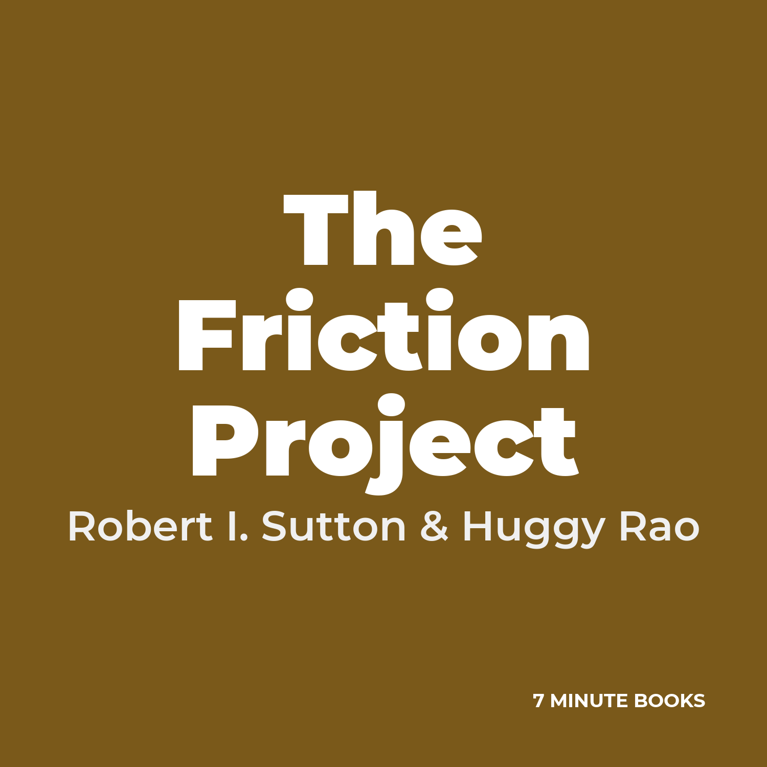 The Friction Project cover