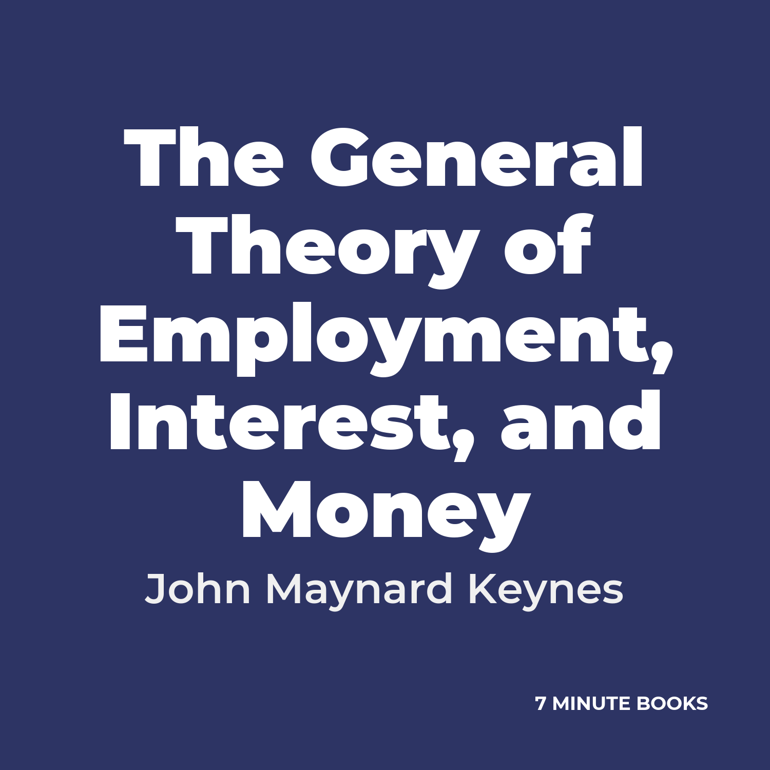The General Theory of Employment, Interest, and Money cover