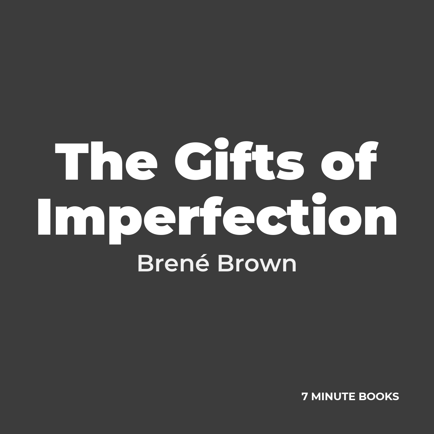 The Gifts of Imperfection cover