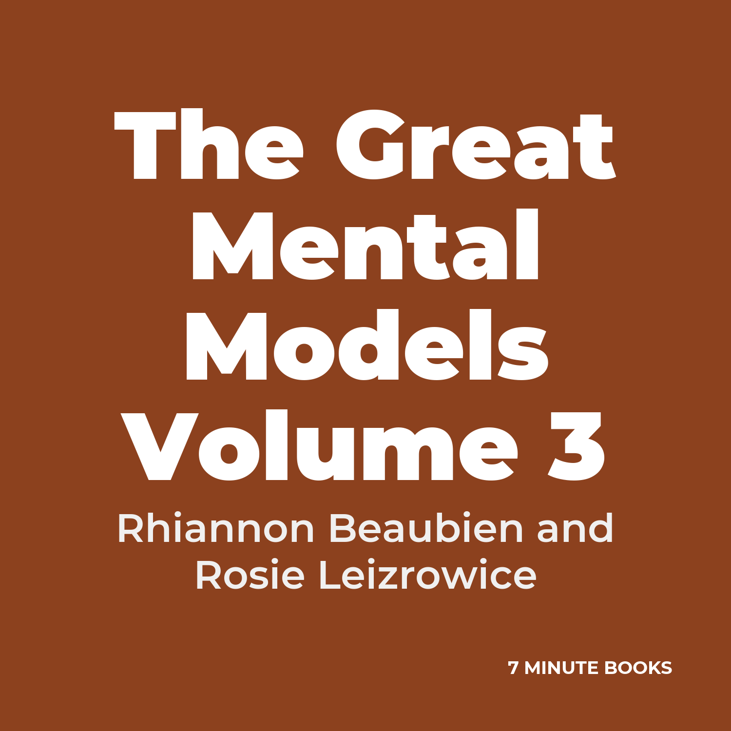 The Great Mental Models Volume 3 cover