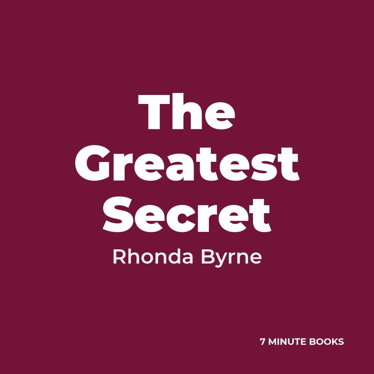 The Greatest Secret cover
