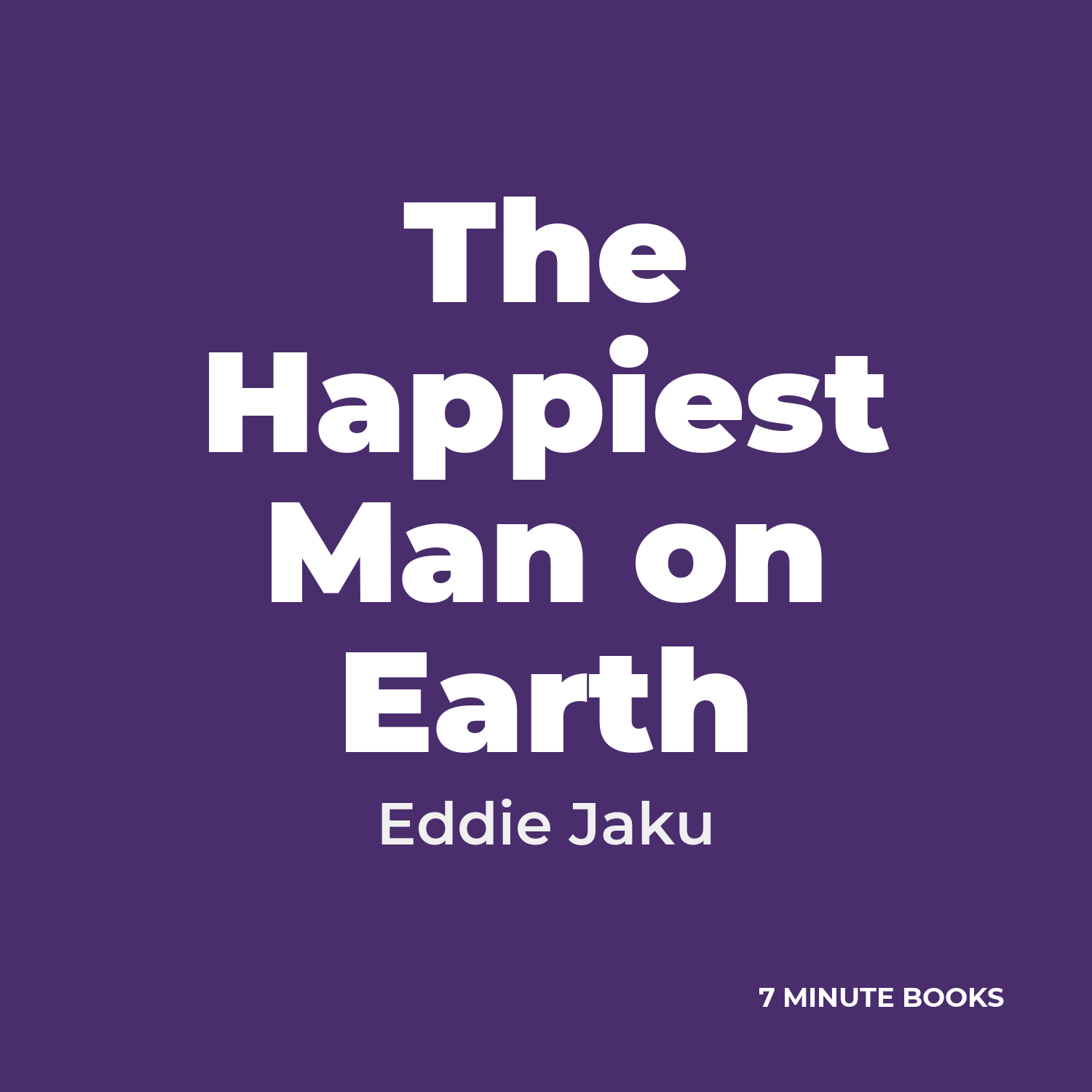 The Happiest Man on Earth cover