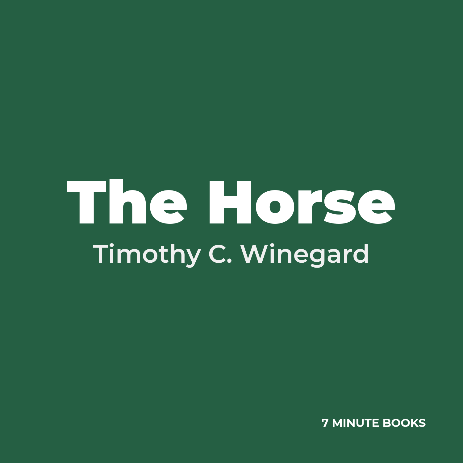 The Horse cover
