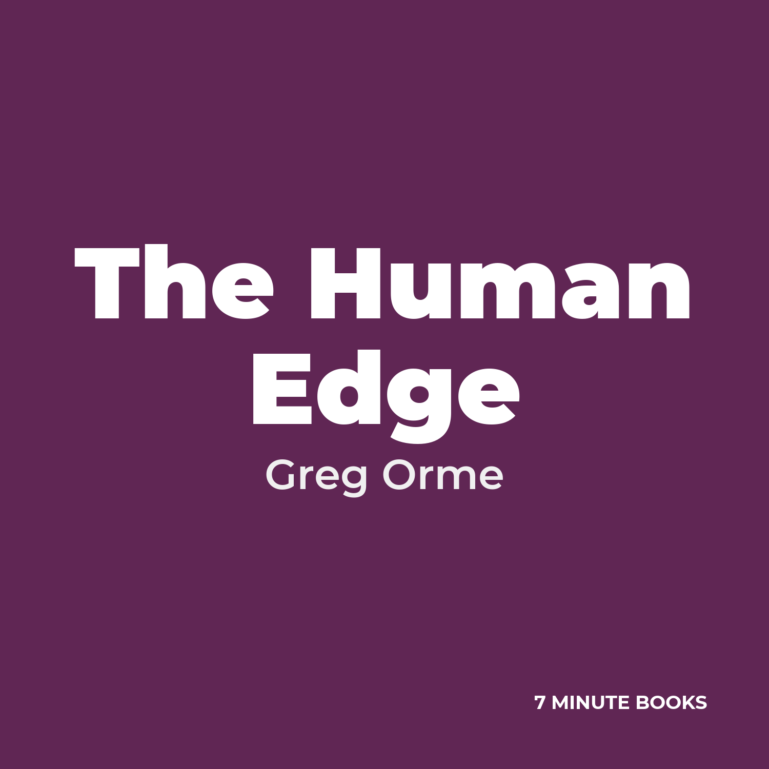 The Human Edge cover