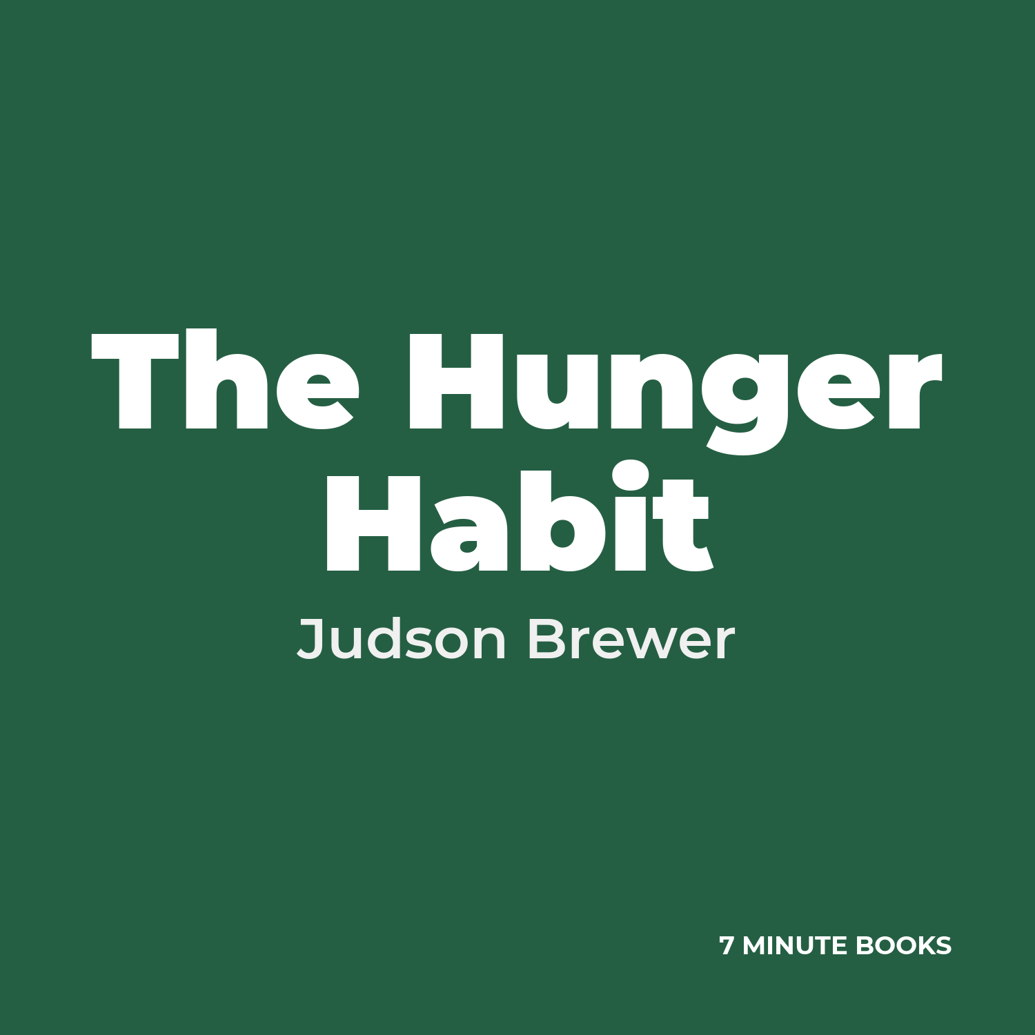 The Hunger Habit cover