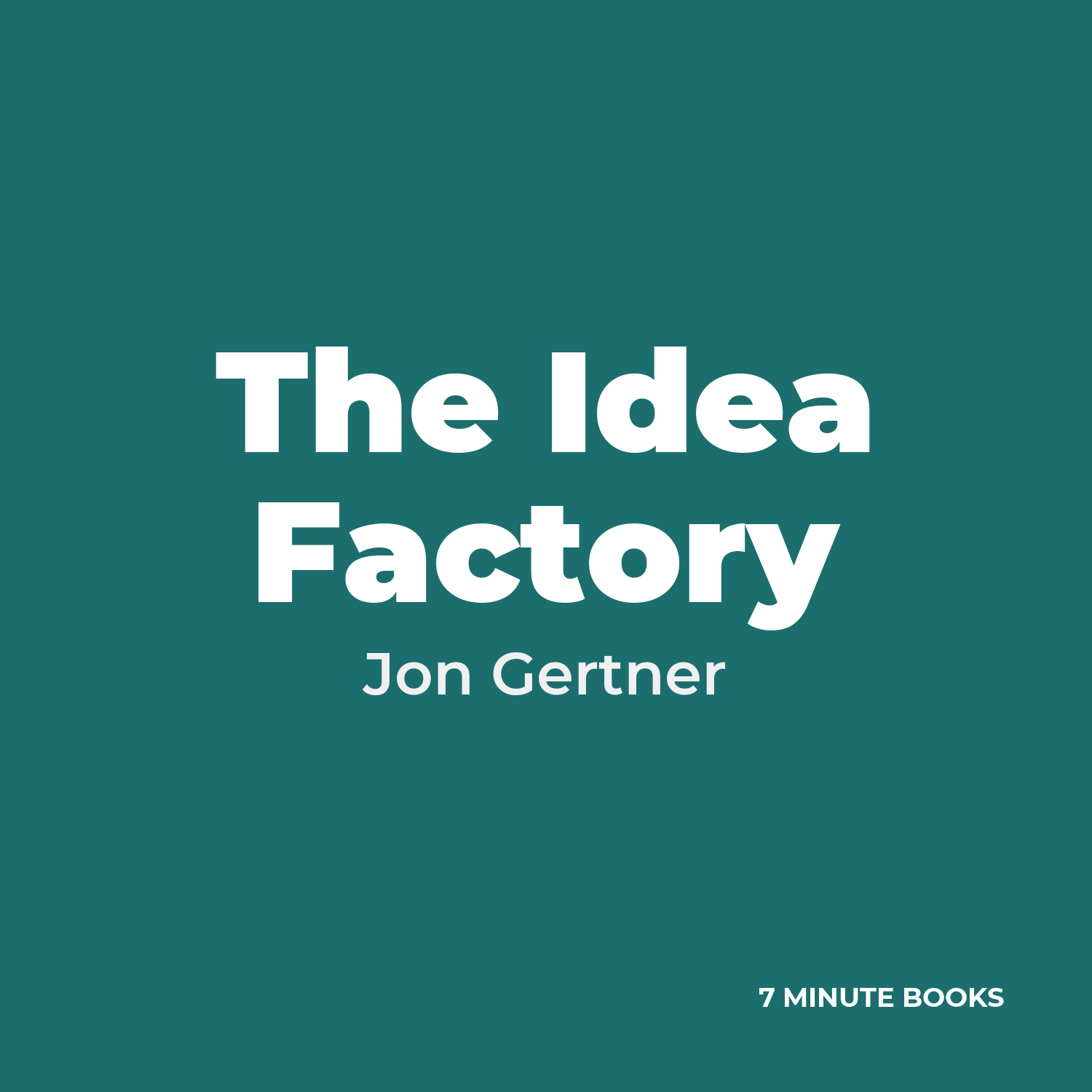 The Idea Factory cover