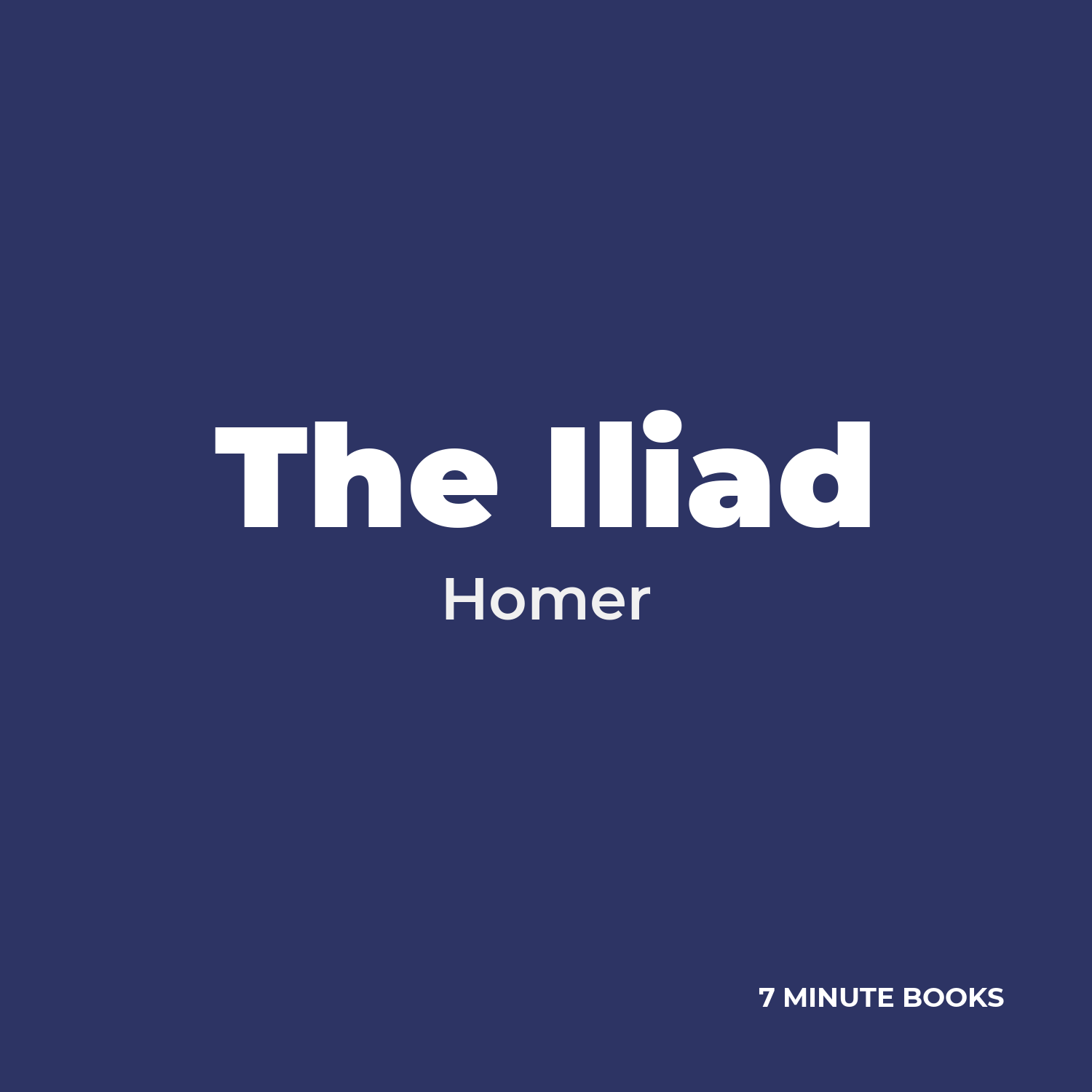 The Iliad — by Homer