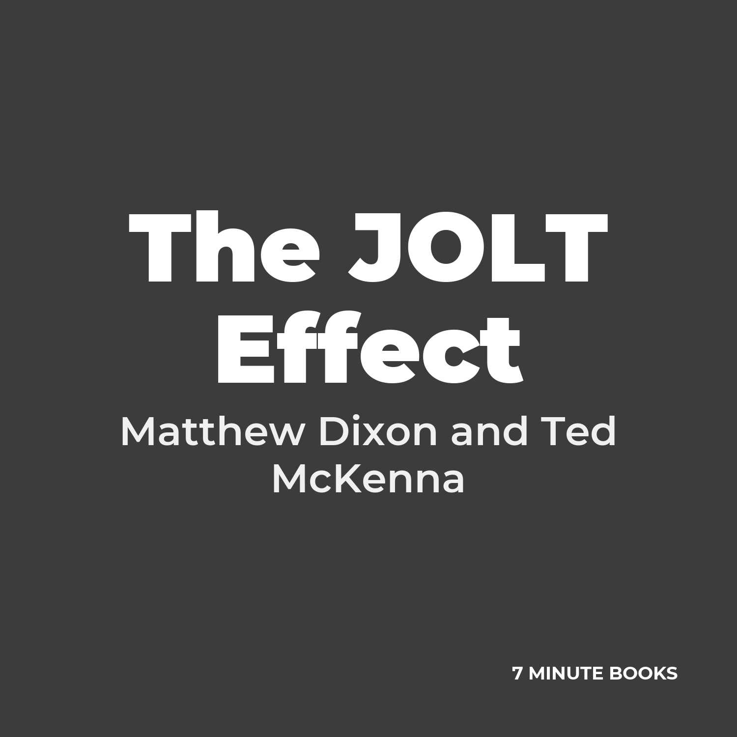The JOLT Effect cover