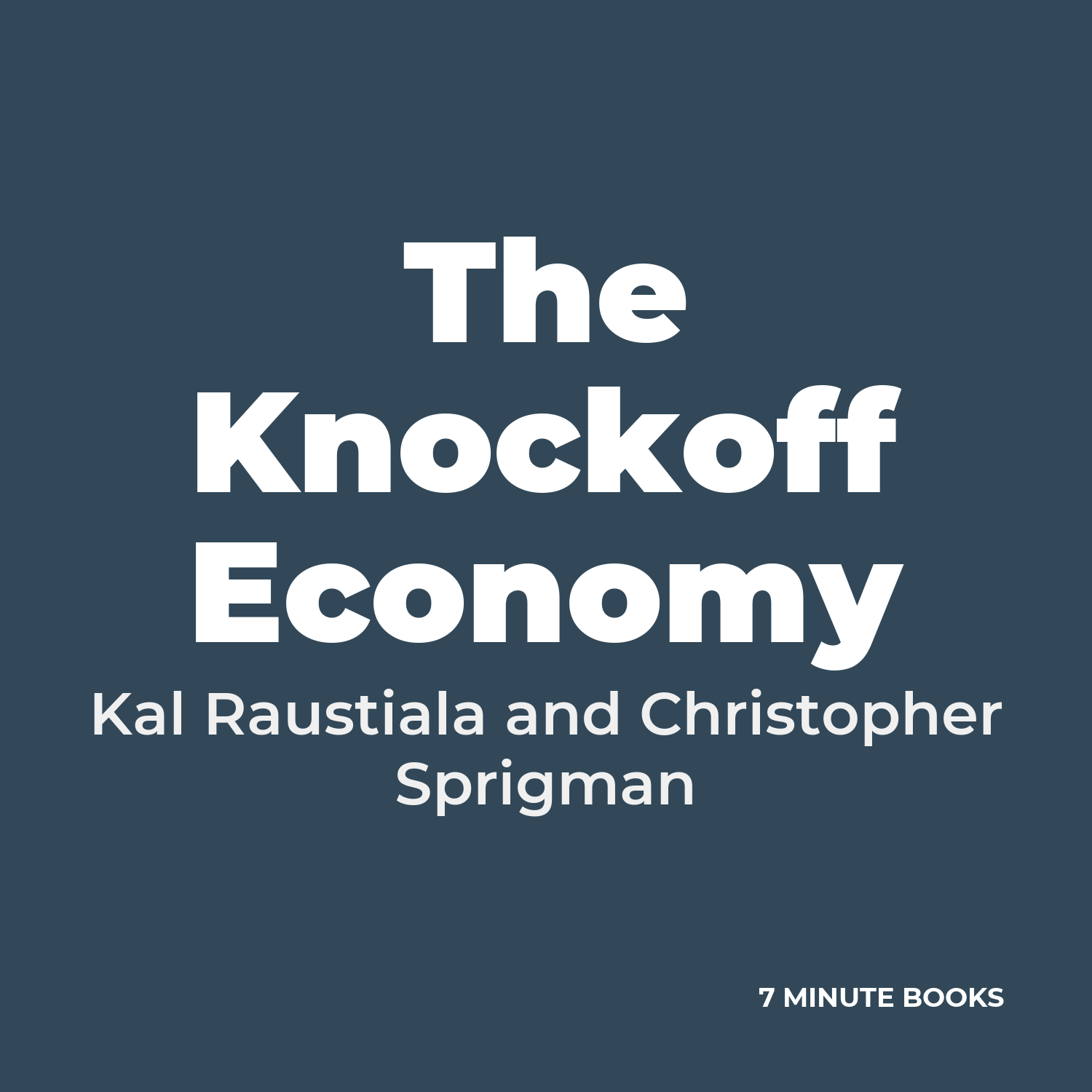 The Knockoff Economy cover