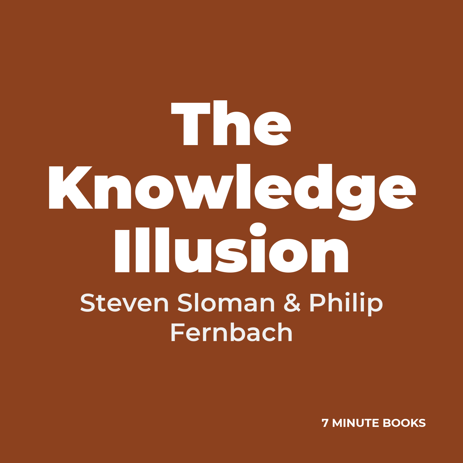 The Knowledge Illusion cover