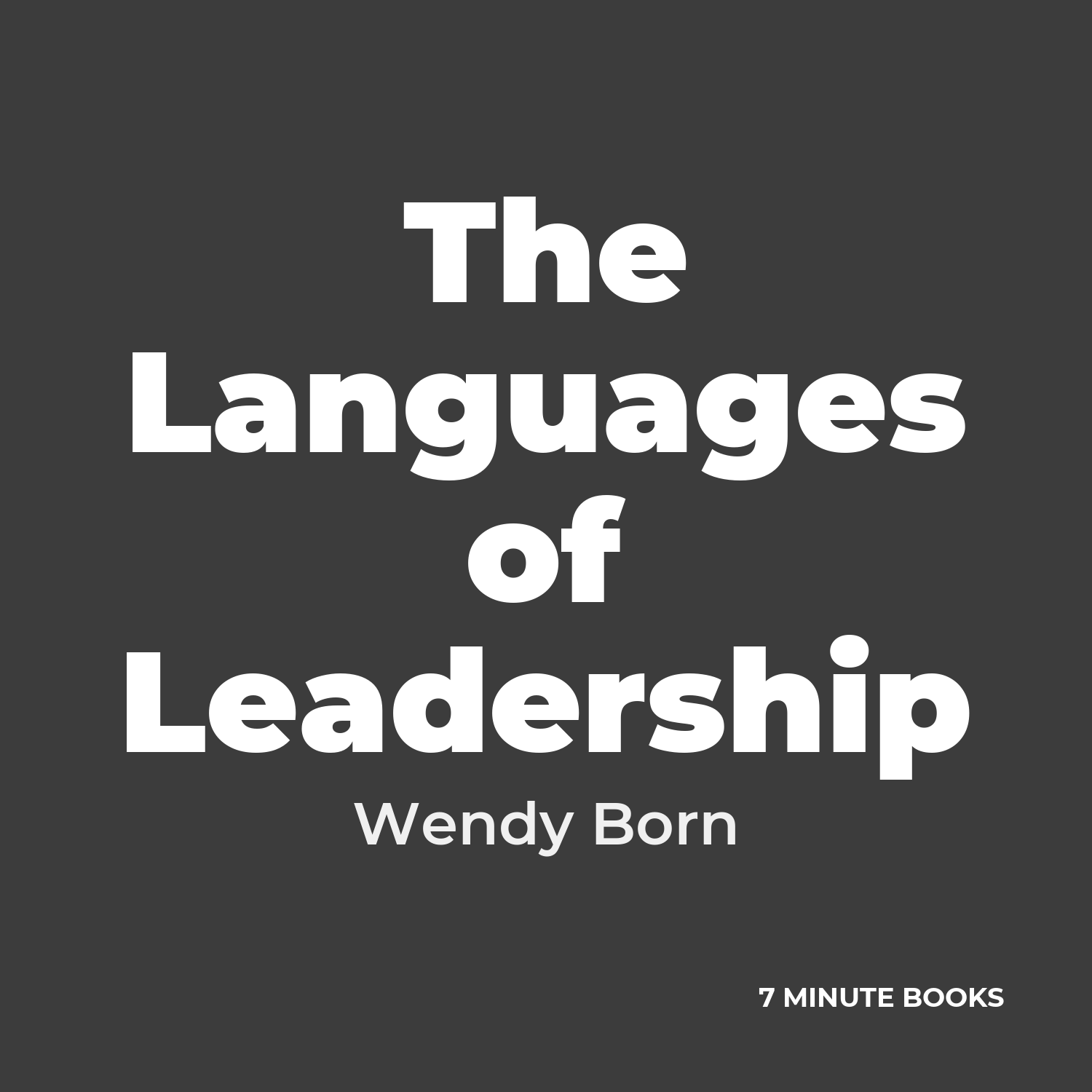 The Languages of Leadership cover