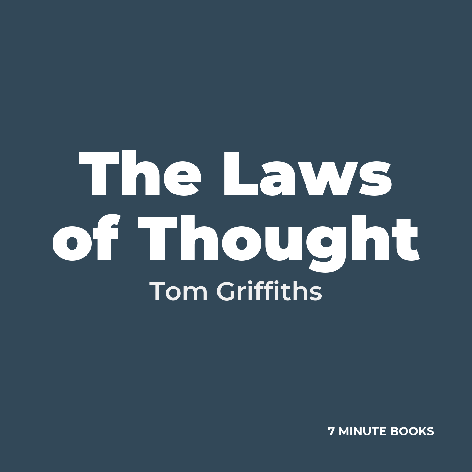 The Laws of Thought cover