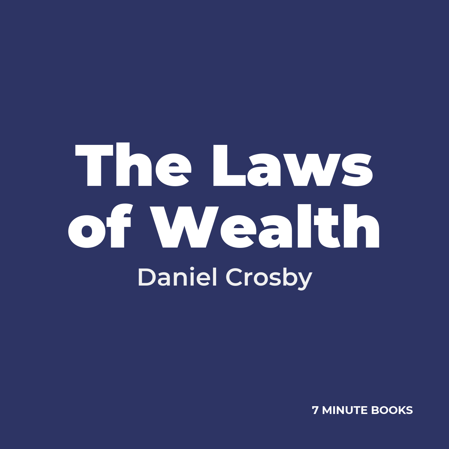 The Laws of Wealth cover