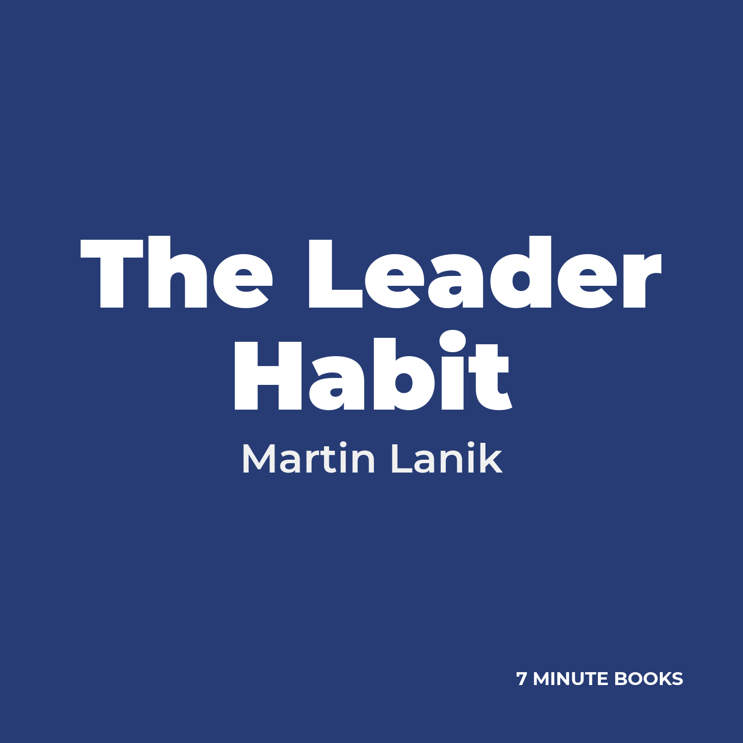 The Leader Habit cover