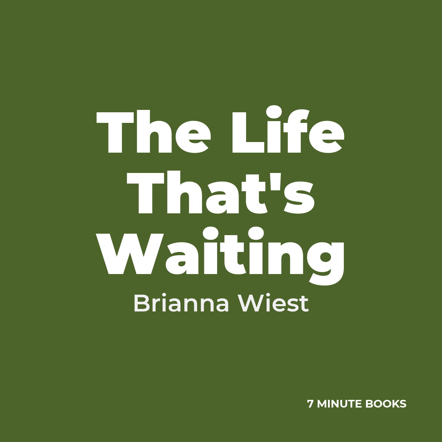 The Life That's Waiting cover