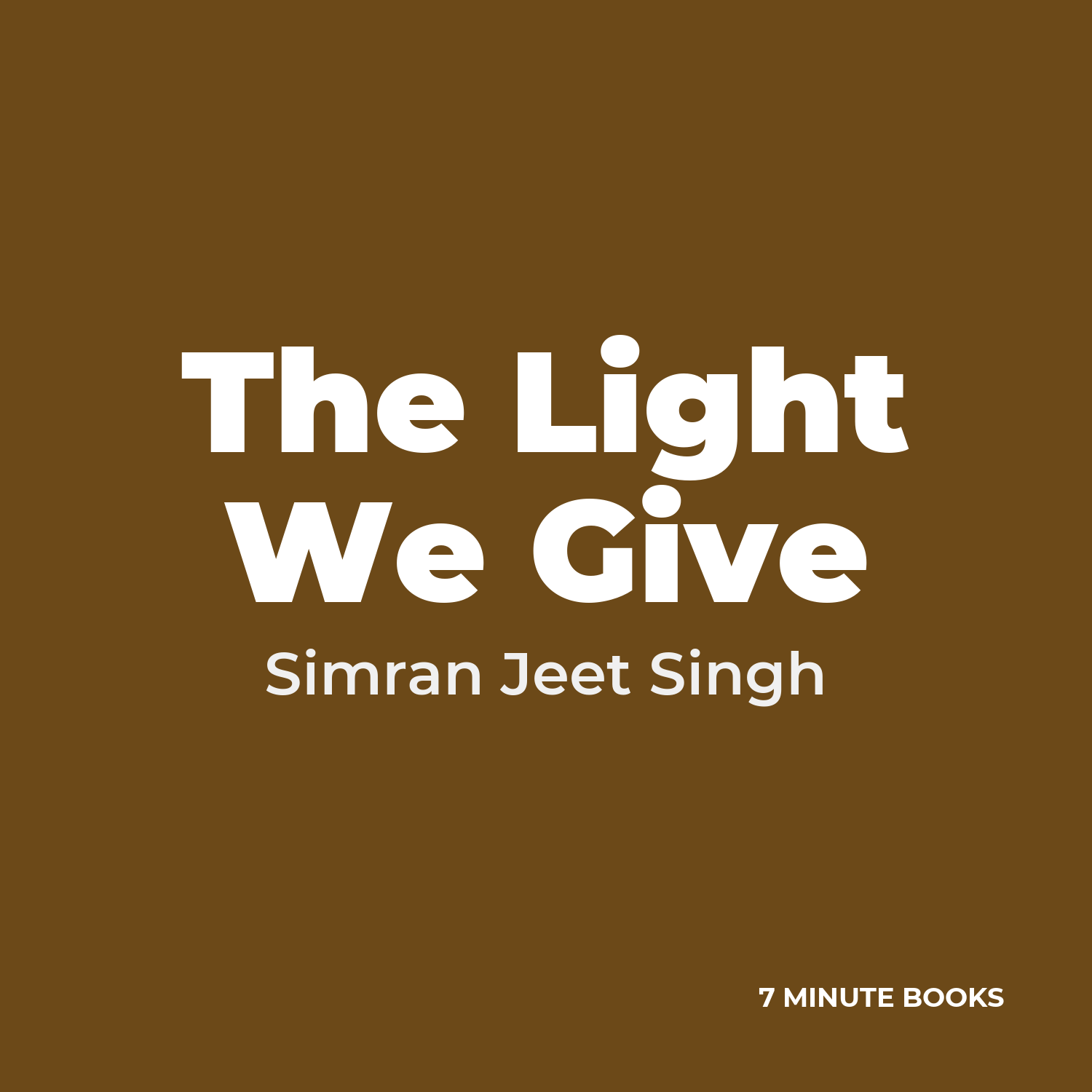 The Light We Give cover