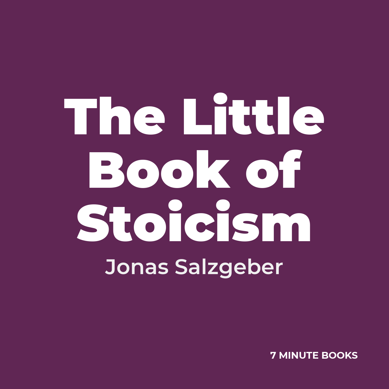 The Little Book of Stoicism cover