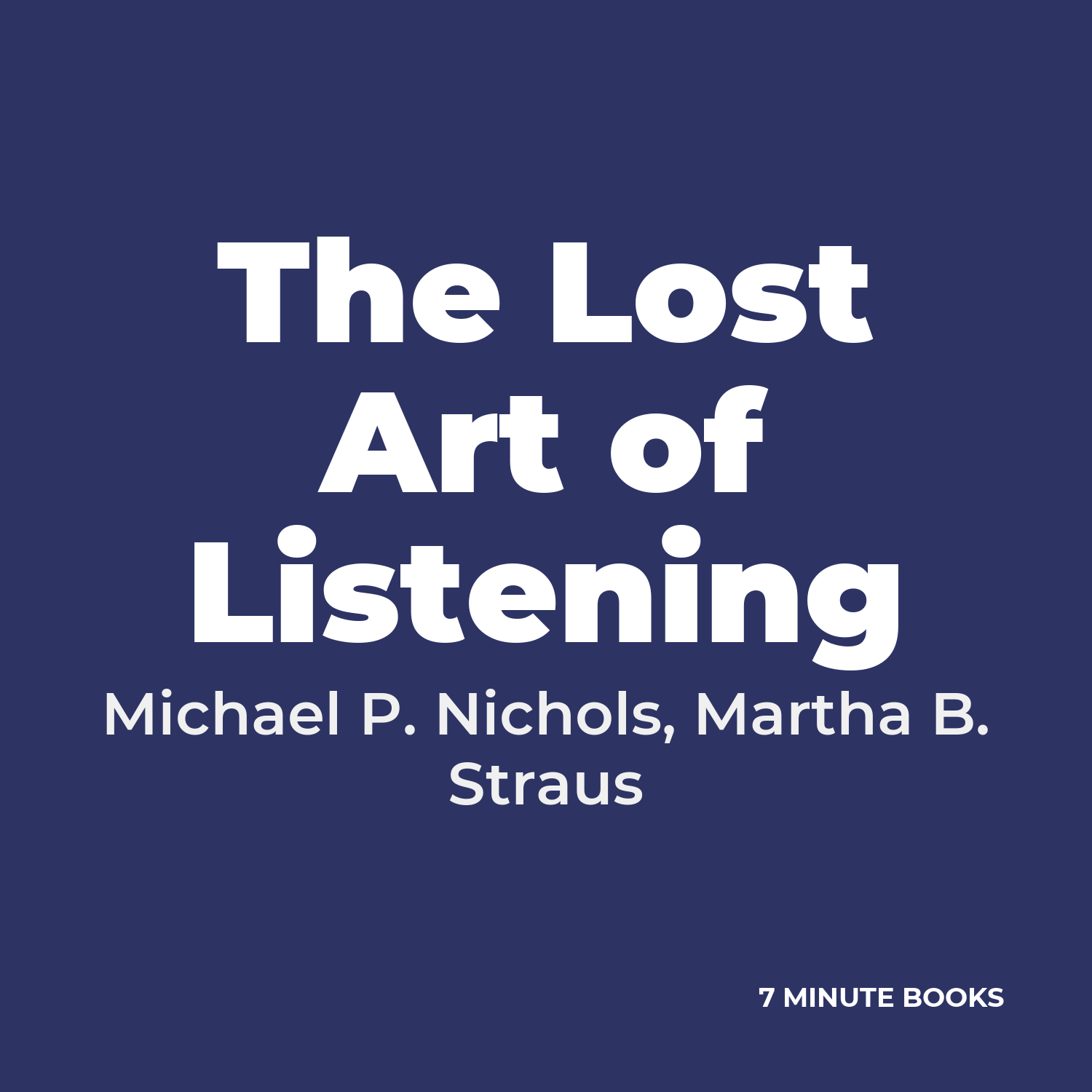 The Lost Art of Listening cover