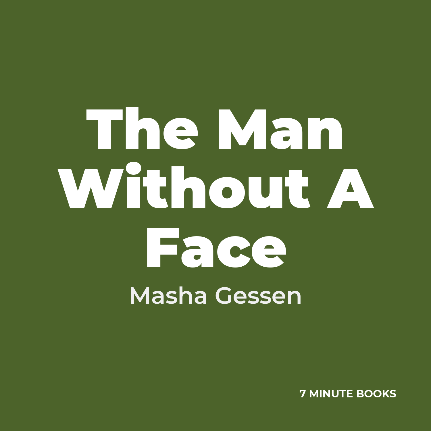 The Man Without A Face cover
