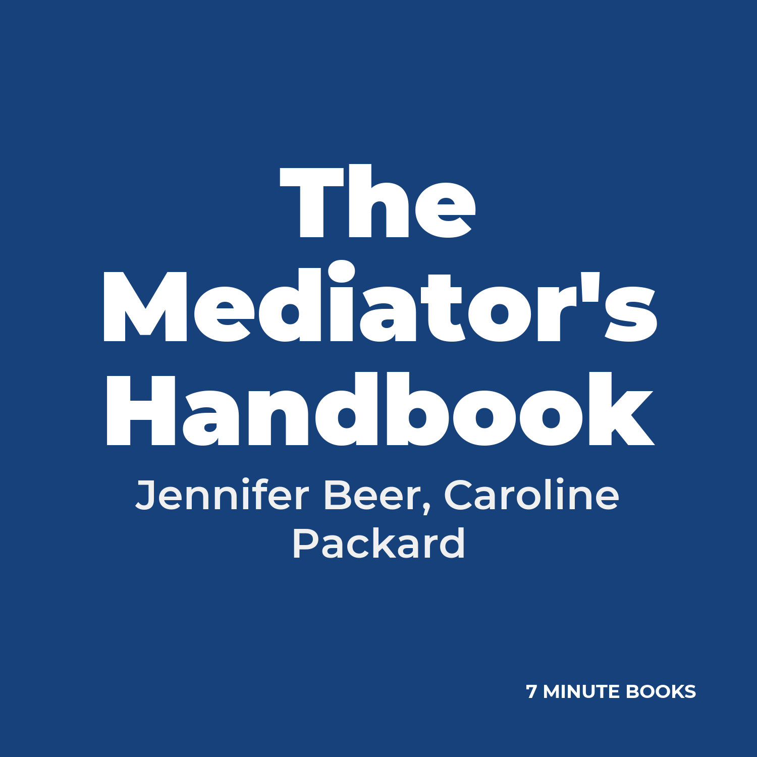 The Mediator's Handbook cover