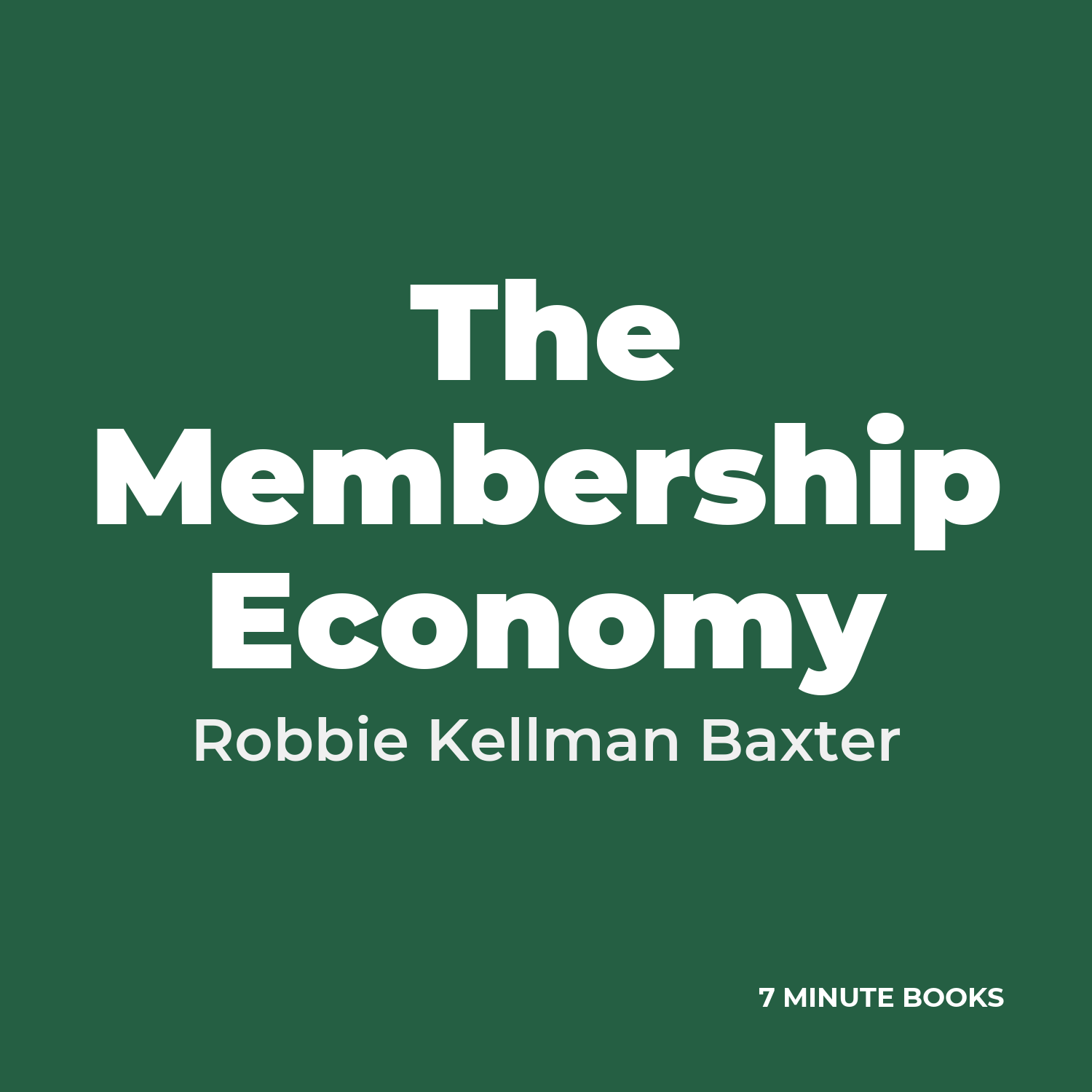 The Membership Economy cover