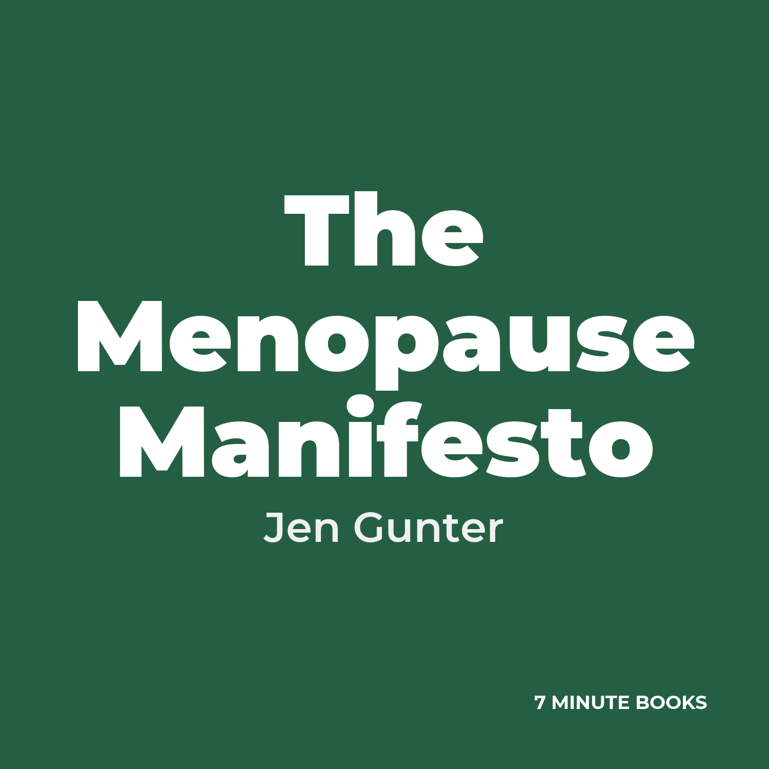 The Menopause Manifesto cover