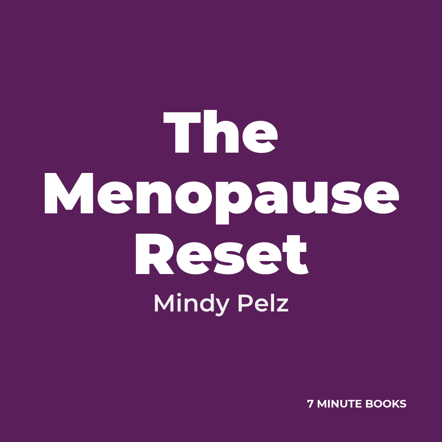 The Menopause Reset cover