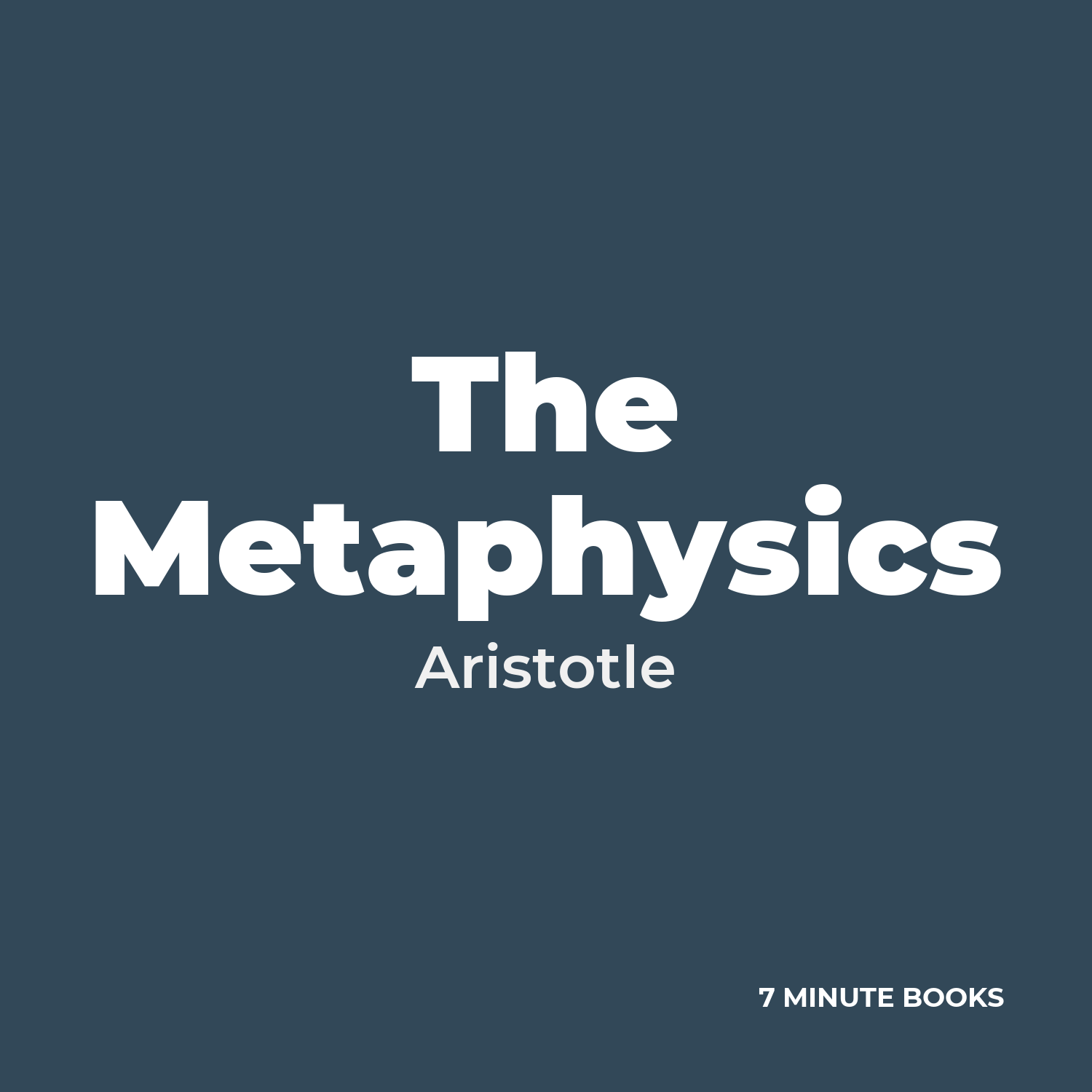 The Metaphysics cover