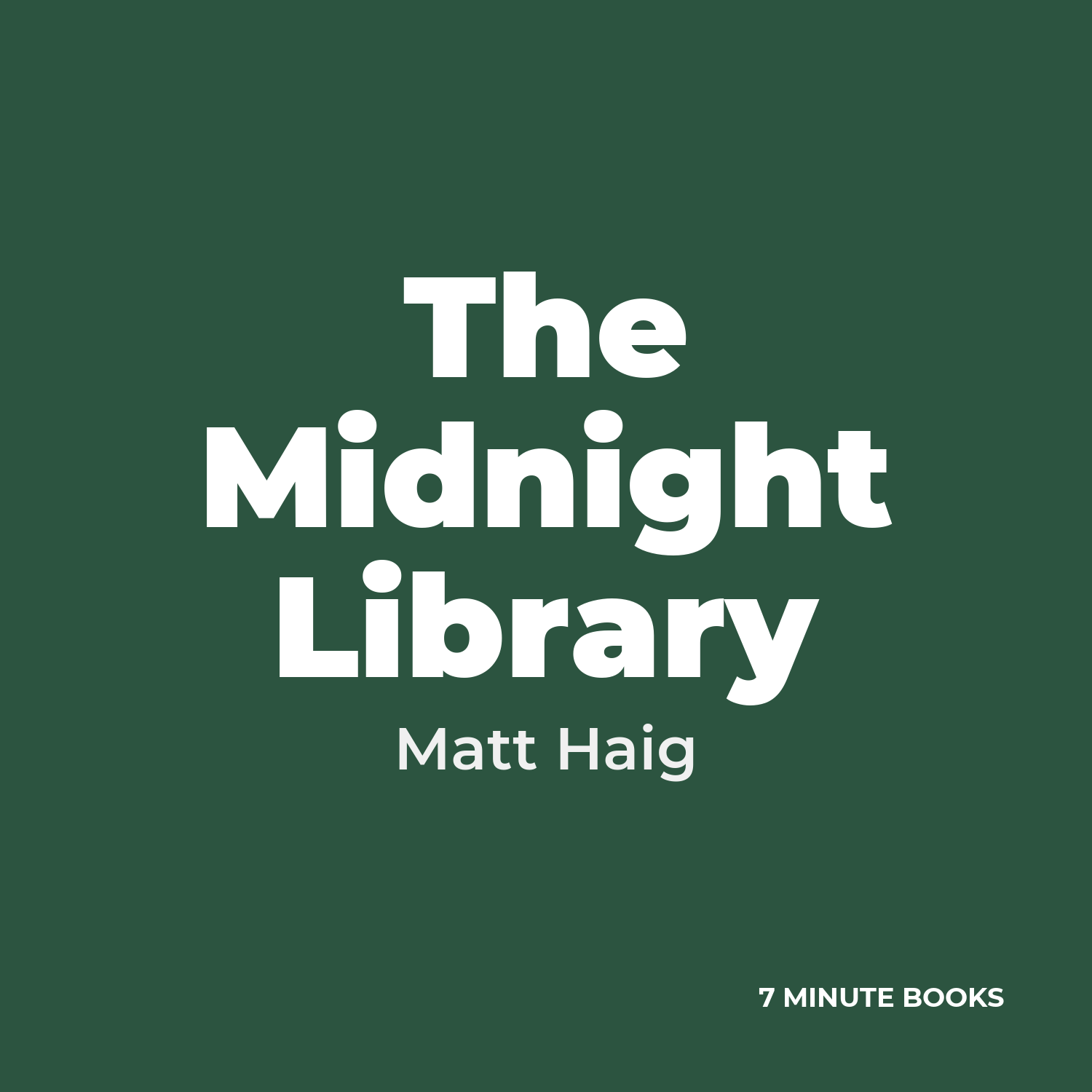 The Midnight Library cover