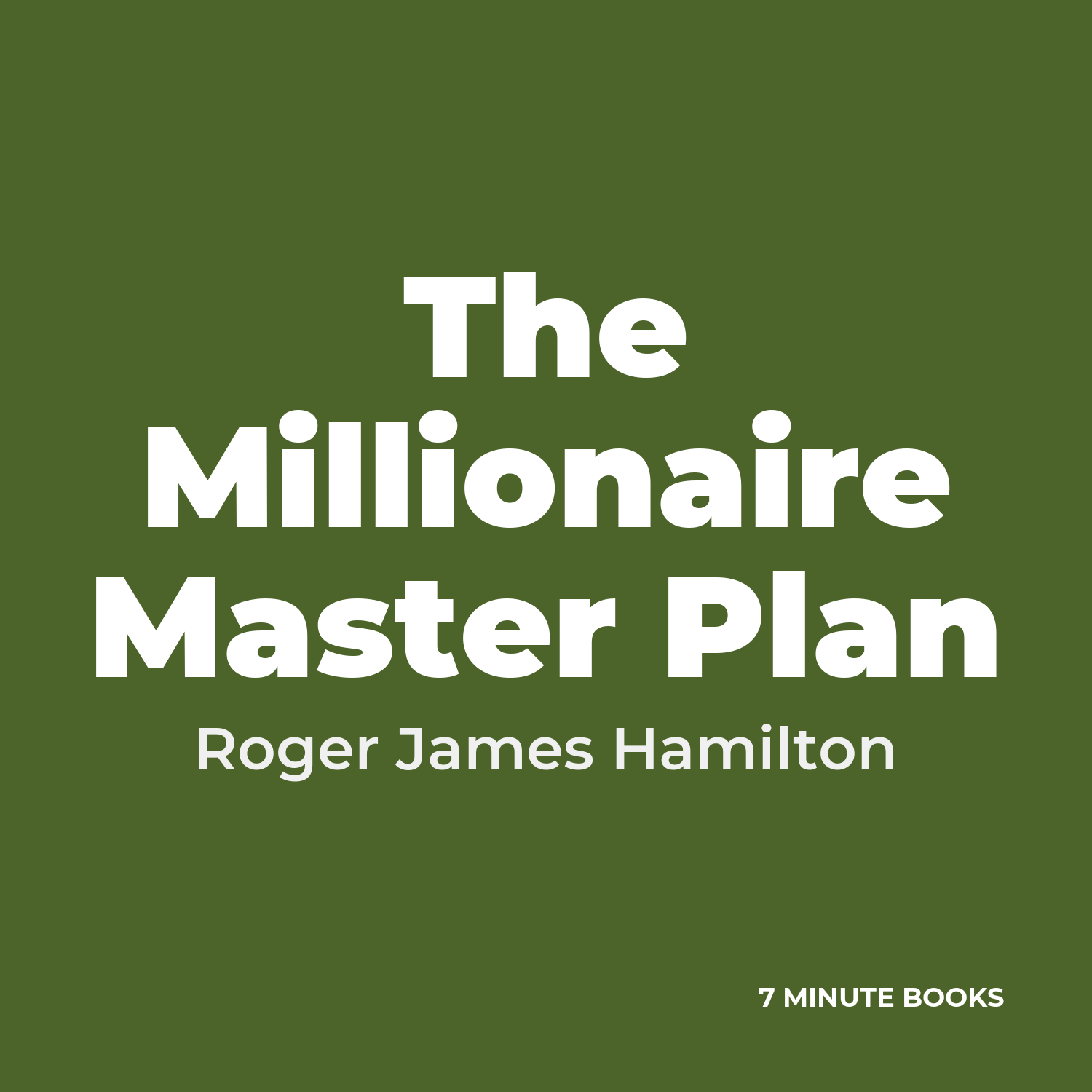 The Millionaire Master Plan cover