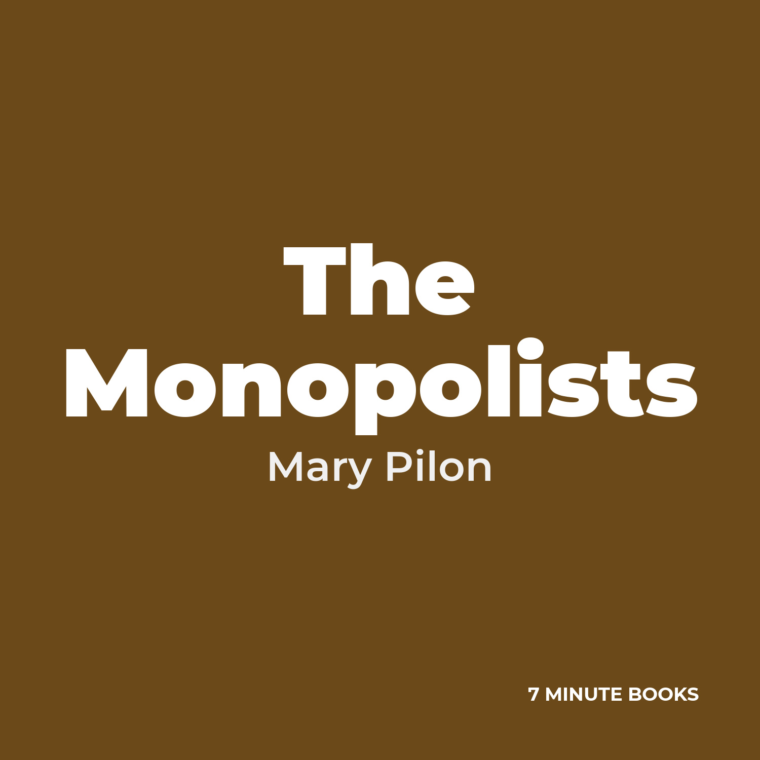The Monopolists cover