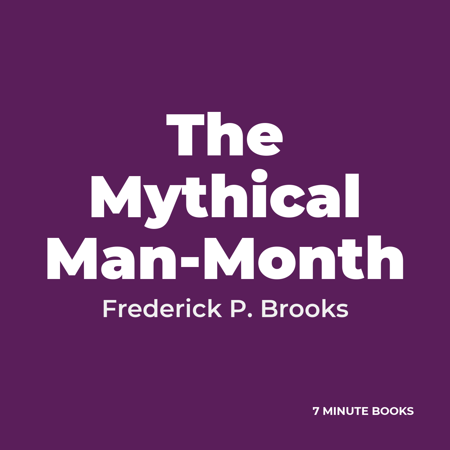 The Mythical Man-Month cover