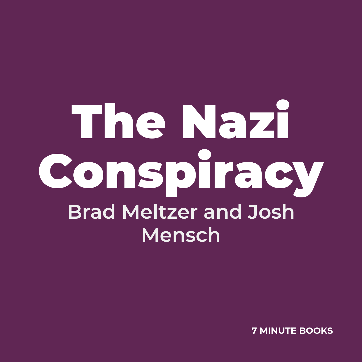 The Nazi Conspiracy cover